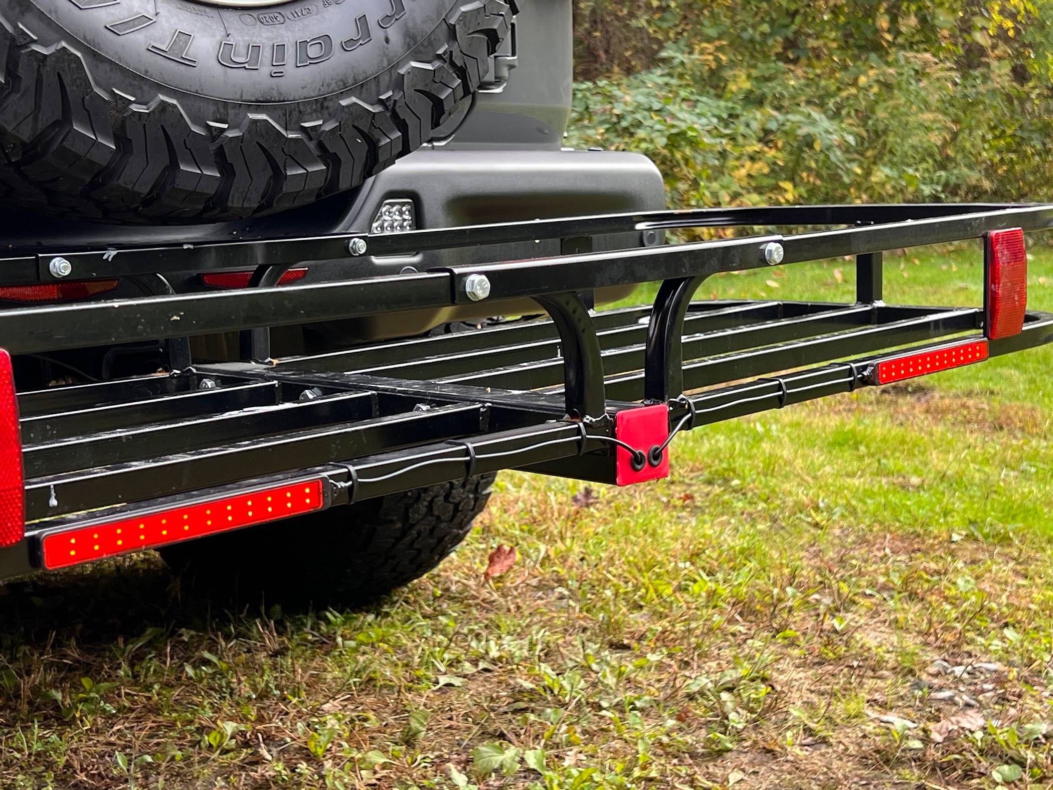 Jeep Wrangler JL Trailer Hitch Cargo Rack Recommendations for JLU Image