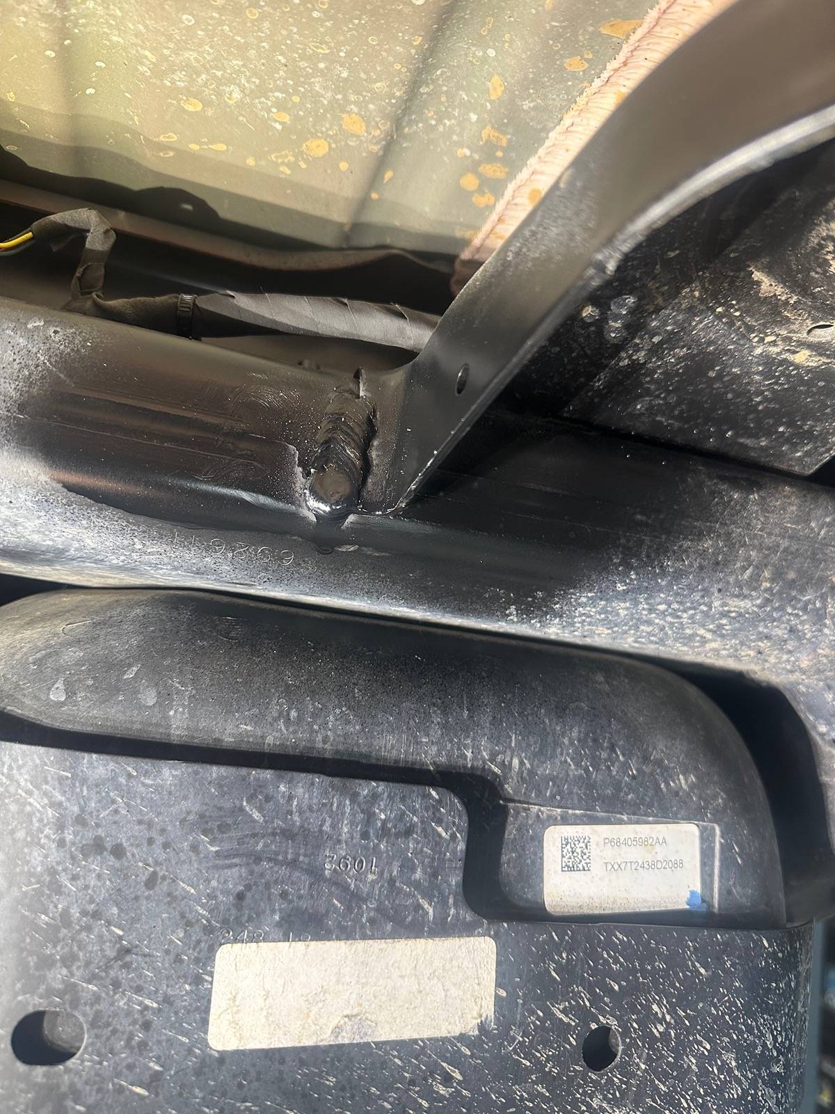 Jeep Wrangler JL 2018 JL upper rear spring perch failure..... IMG_4580