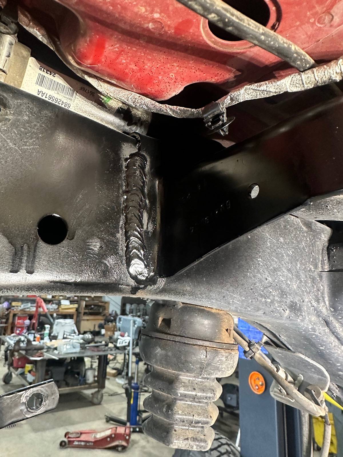 Jeep Wrangler JL 2018 JL upper rear spring perch failure..... IMG_4581