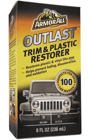 best black trim dressing Exoforma Black Trim Restorer - Restores Factory Black To Plastic Trim - Protects Against UV Rays - Unique Dye-Infused Formula Lasts 6+ Months main image 1