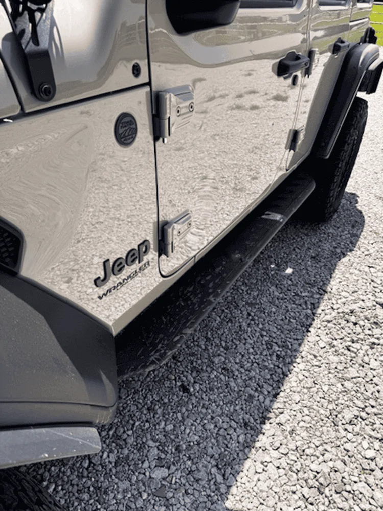 Jeep Wrangler JL Mud flaps vs. side steps for rocks protection? 1715197223566-k7