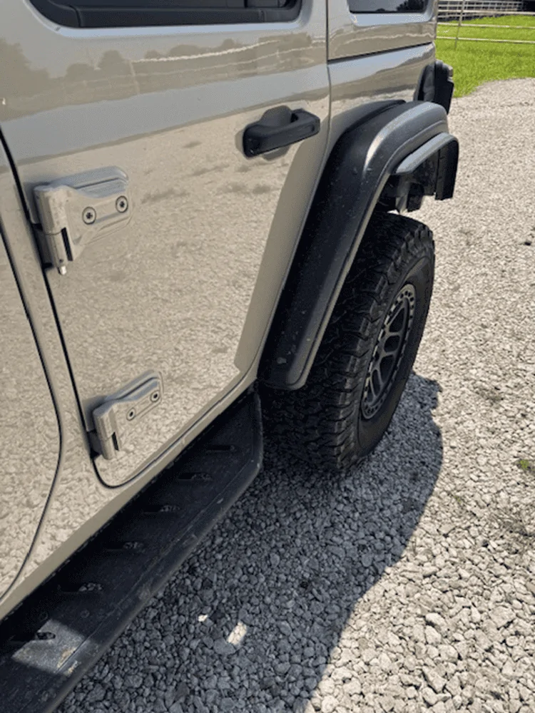 Jeep Wrangler JL Mud flaps vs. side steps for rocks protection? 1715197370454-0y