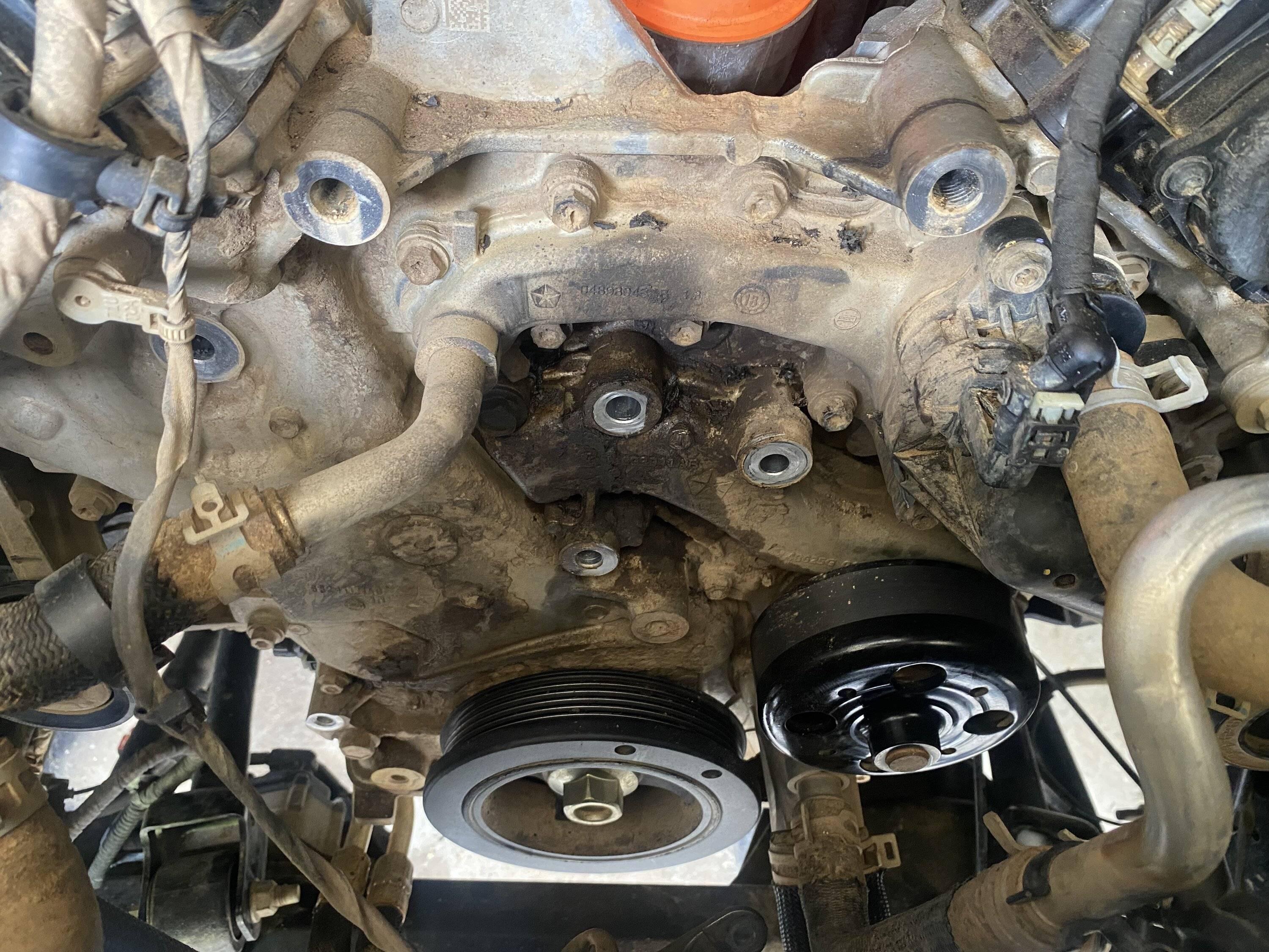 Jeep Wrangler JL Idler Pulley failed IMG_8898