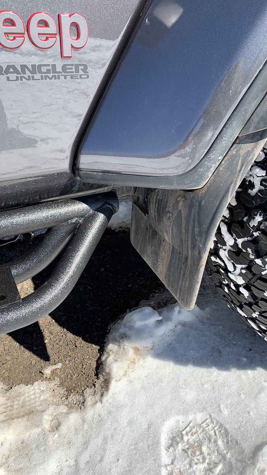 Jeep Wrangler JL Guess I should consider mud flaps IMG_7492