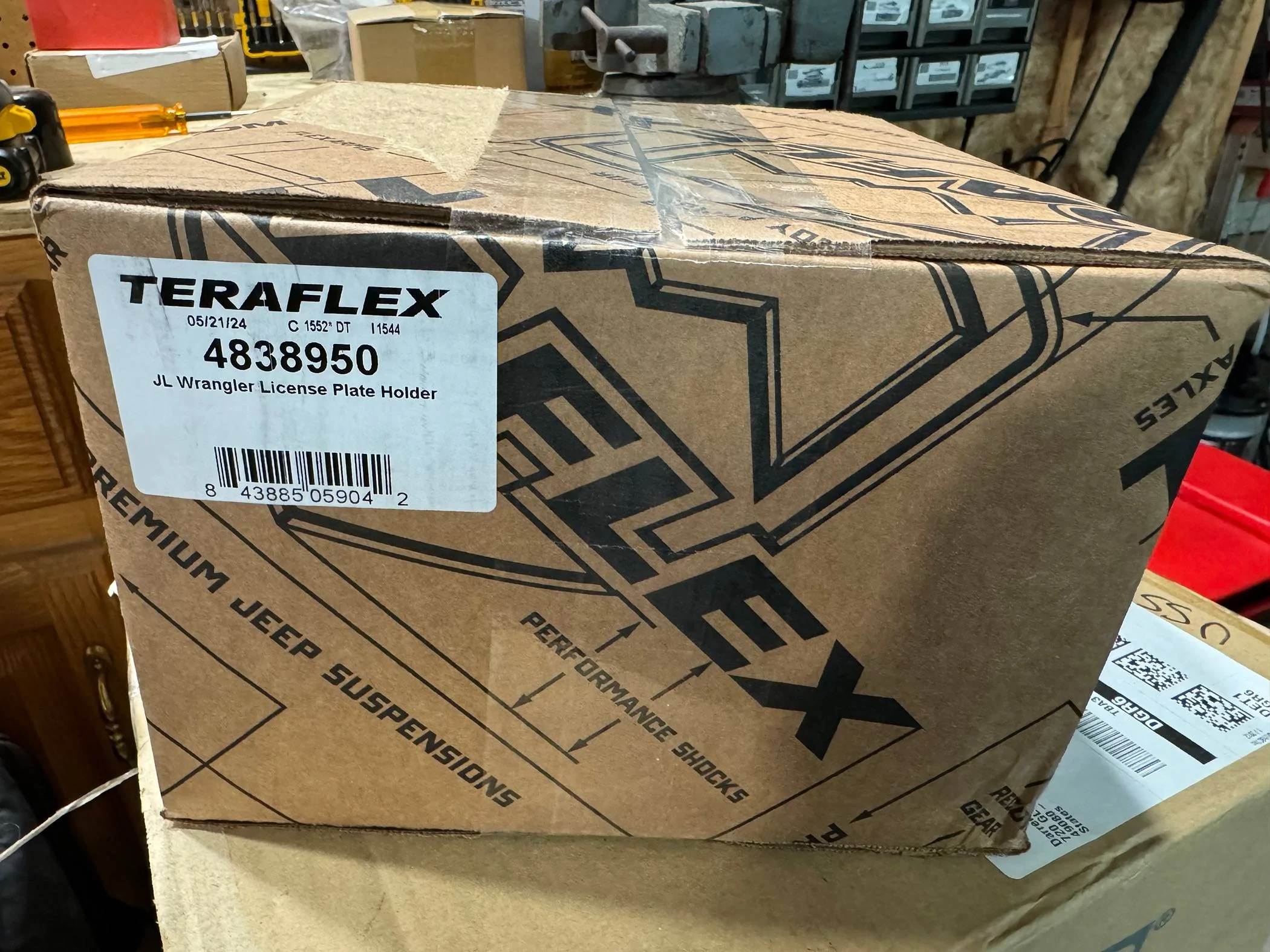 Jeep Wrangler JL Teraflex license plate relocation kit IMG_2673