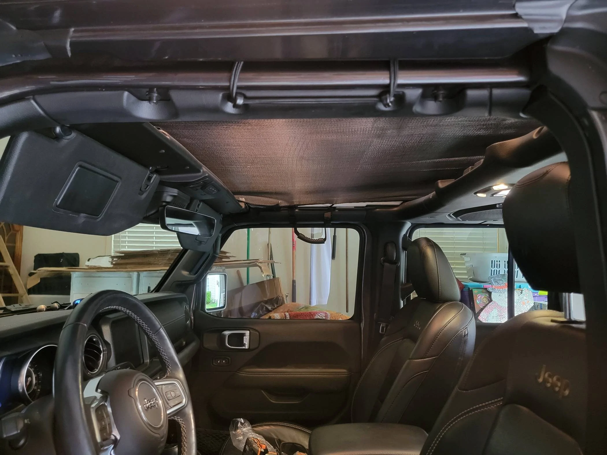 Jeep Wrangler JL Sun shades for sky one touch roofs 20240528_183006