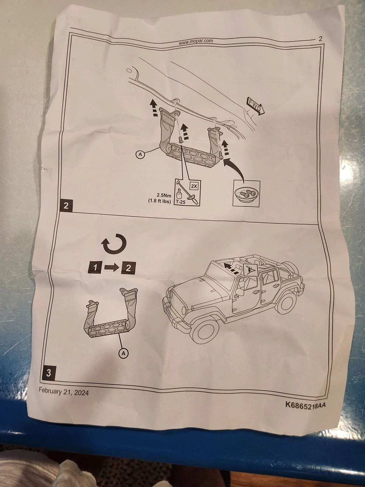 Jeep Wrangler JL 2024 Grab Handles 20240606_095131