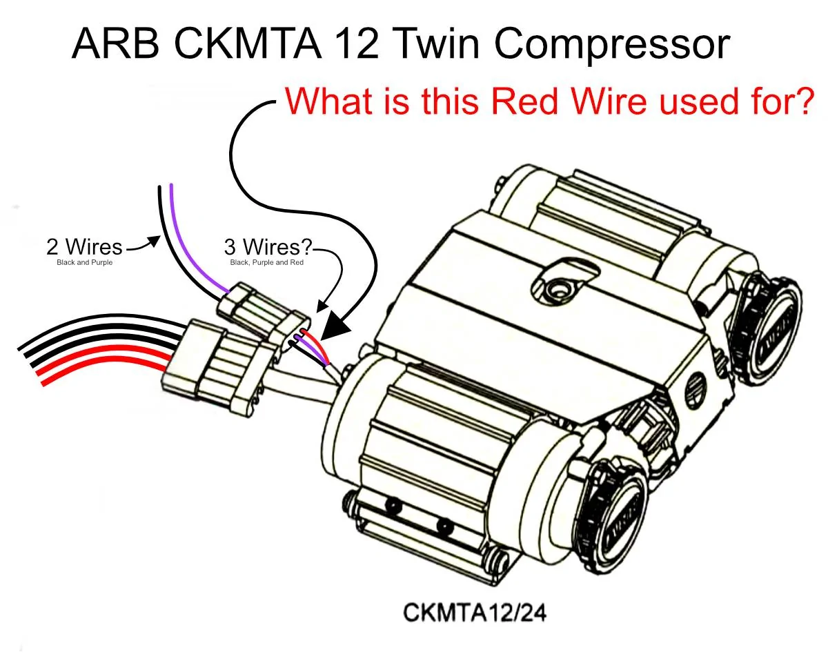Jeep Wrangler JL ARB Twin Compressor: Extra wire at switch loom connector? ARB-third-wir