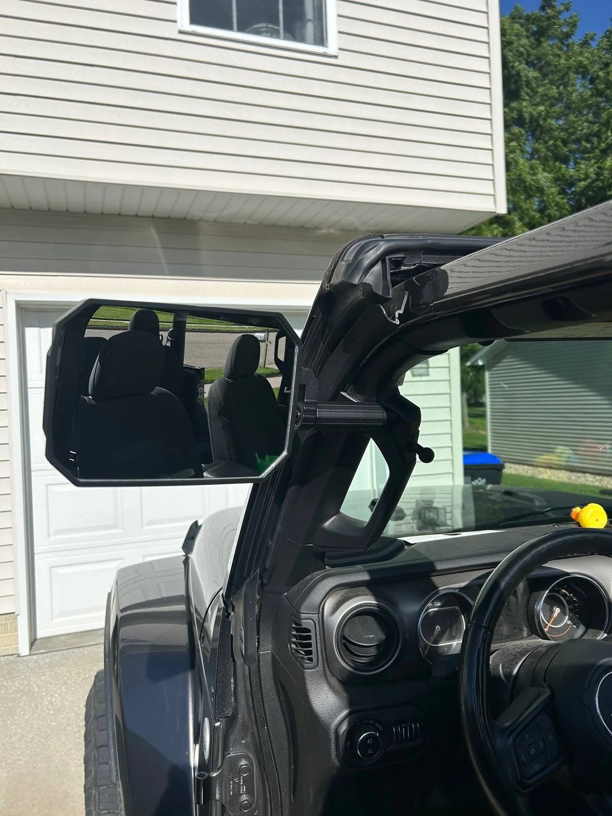 Jeep Wrangler JL New doors off mirrors installed IMG_4802