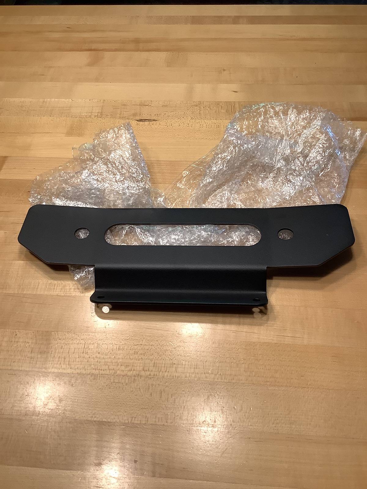 Jeep Wrangler JL Warn winch fairlead backing plate - $15 IMG_3169