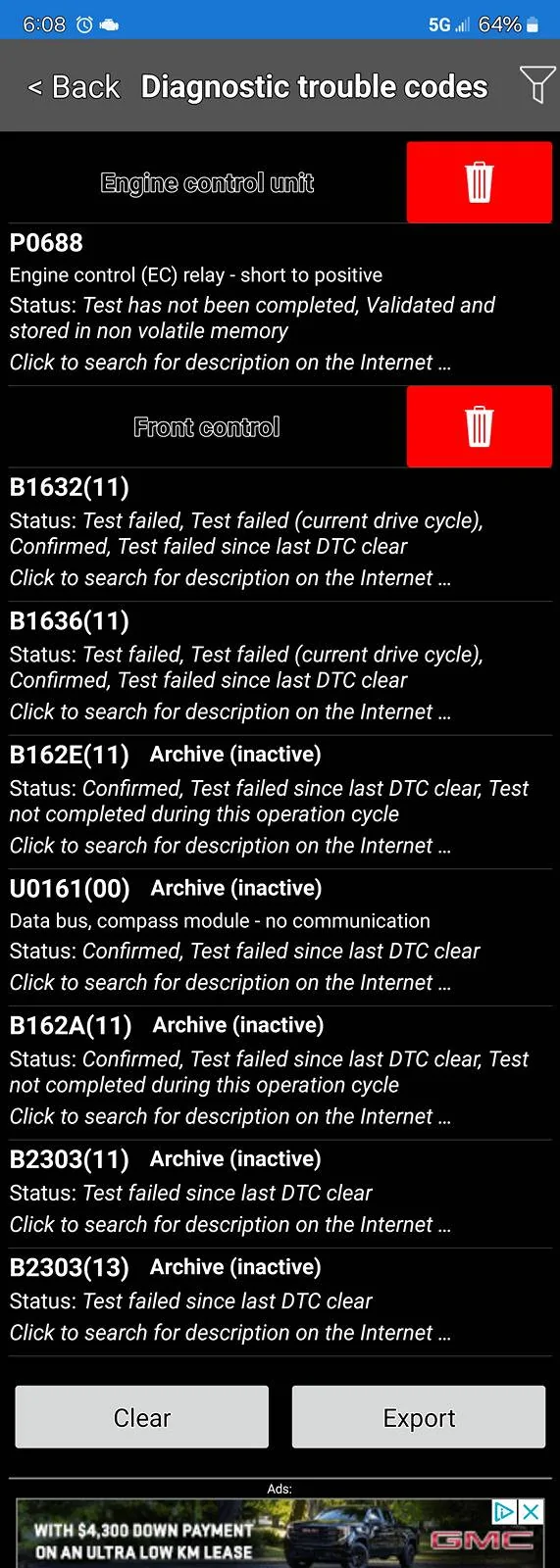 Jeep Wrangler JL Error B1632-11 Screenshot_20240615_180843