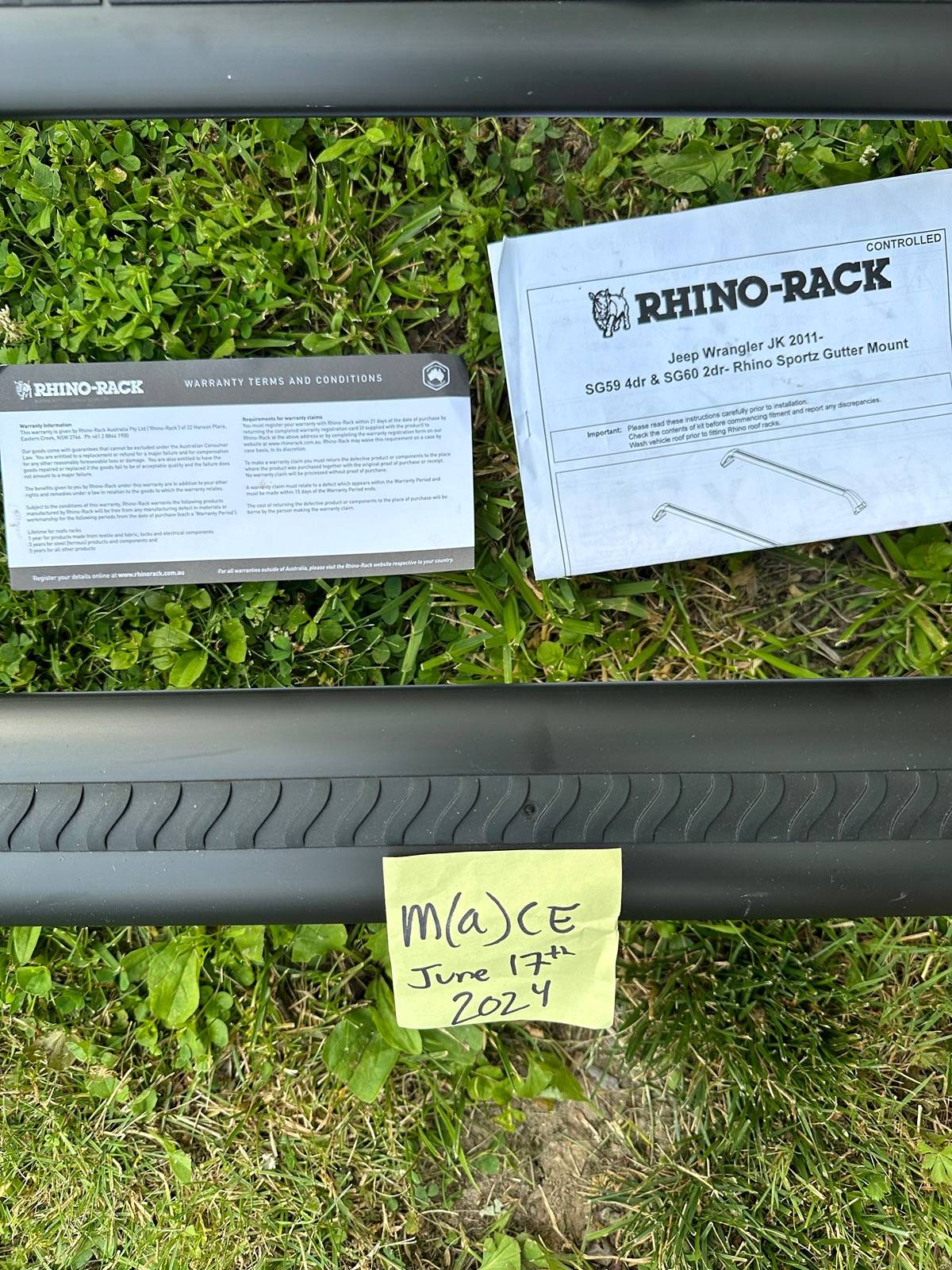 Jeep Wrangler JL Rhino Rack Vortex SG Rack Crossbars IMG_3906