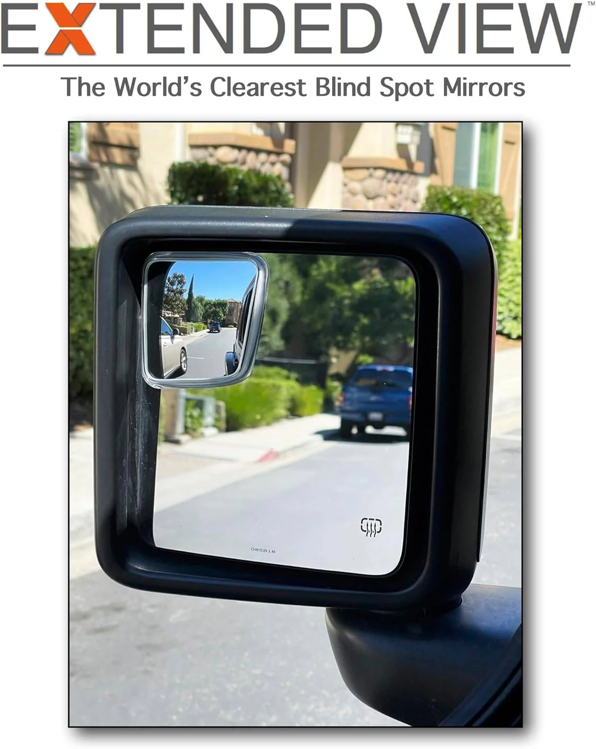 Jeep Wrangler JL Custom Blind Spot Mirrors For Wrangler Towing 1500_