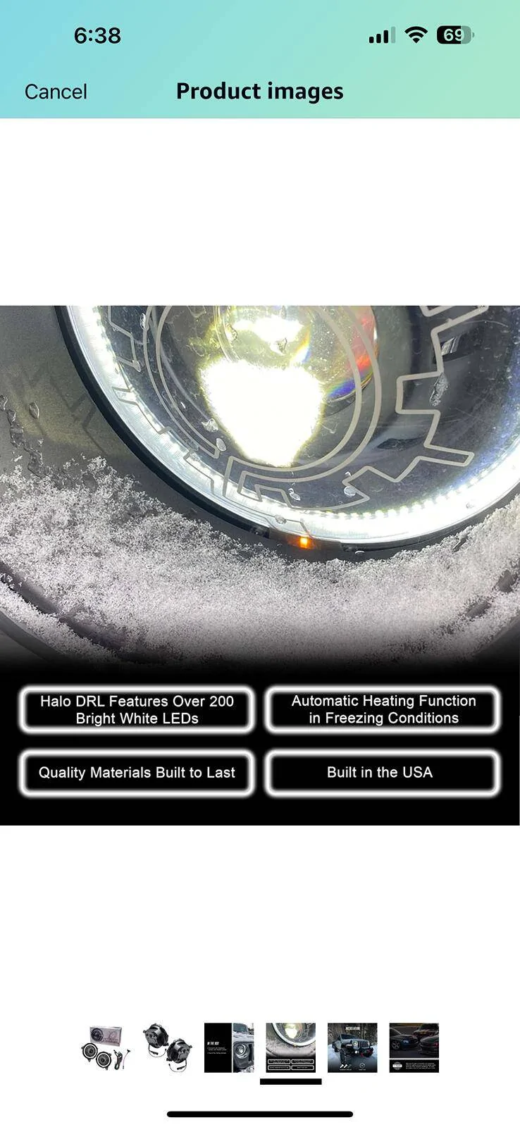 Jeep Wrangler JL Oracle heated headlights IMG_2960
