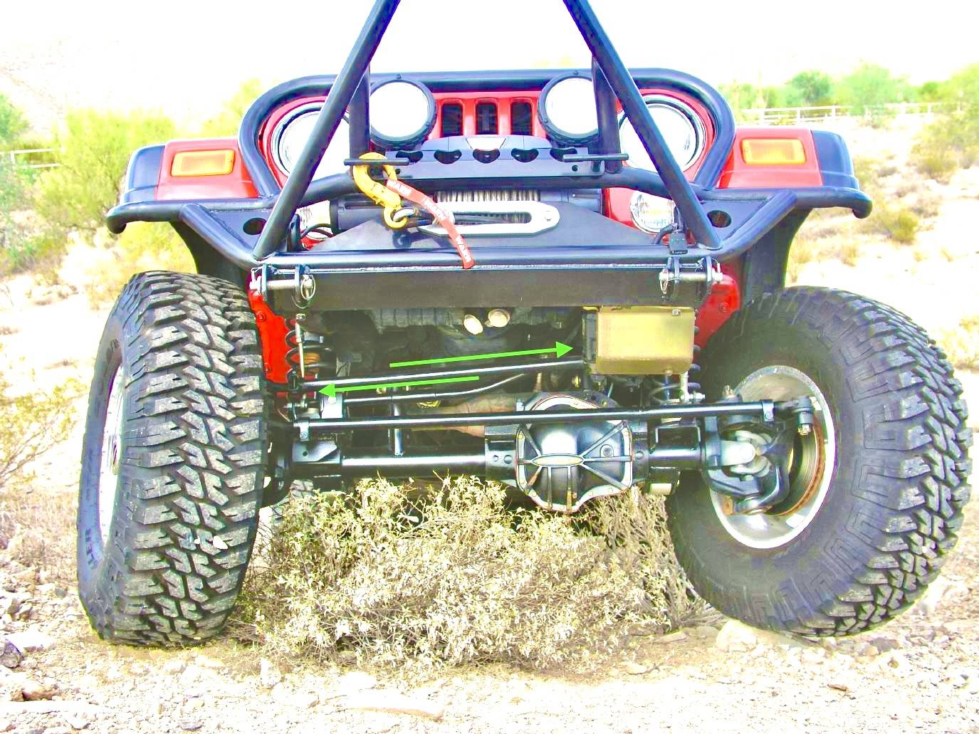 Jeep Wrangler JL centering the steering wheel Trailhead AZ.JPG