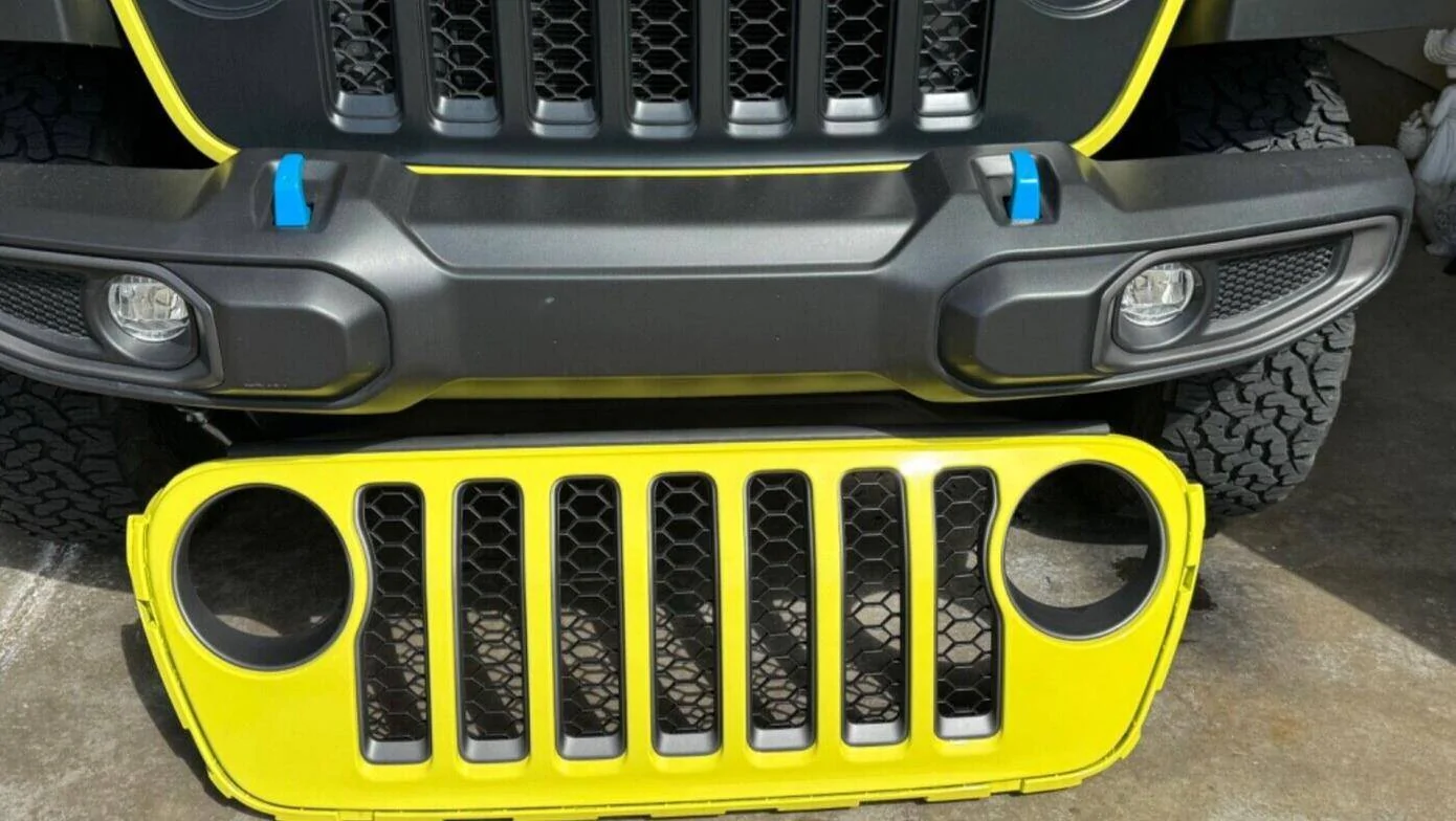 Jeep Wrangler JL High Velocity Yellow Grill with inserts s-l1600