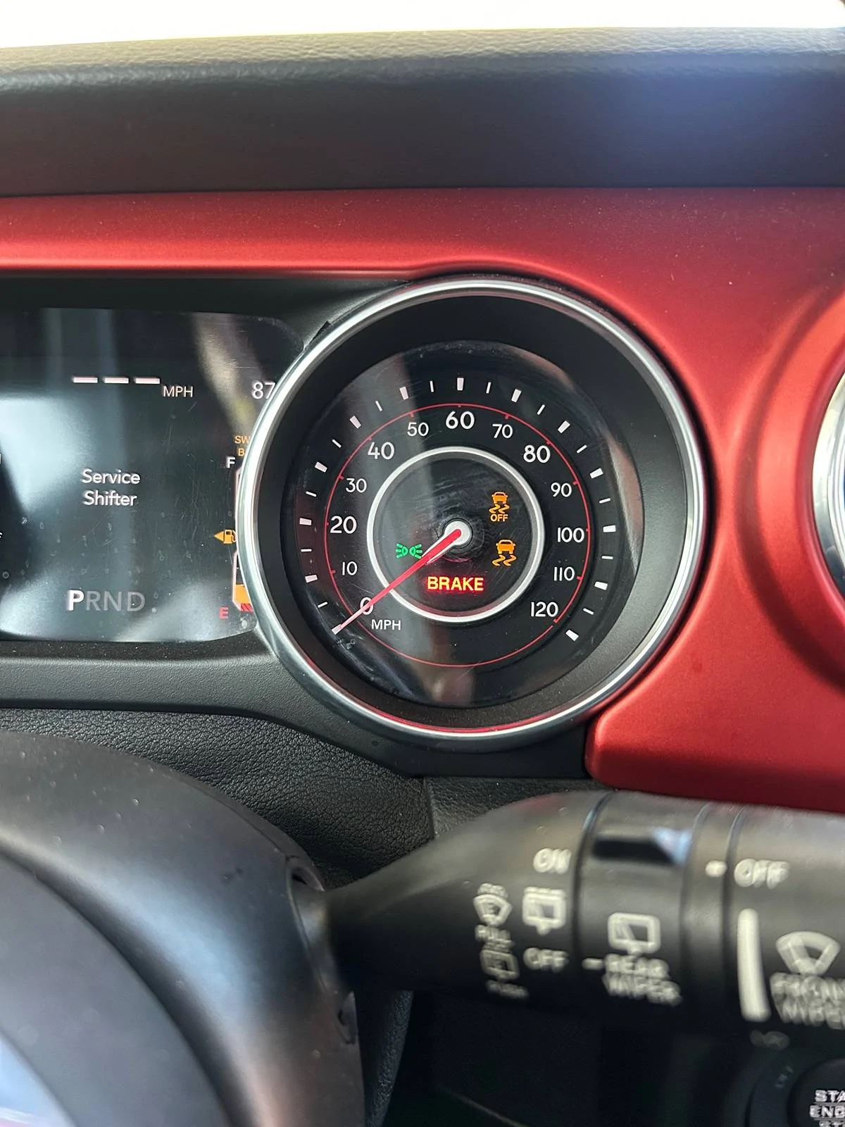 Jeep Wrangler JL Dashboard Warning Lights Periodically All Going Off IMG_6323