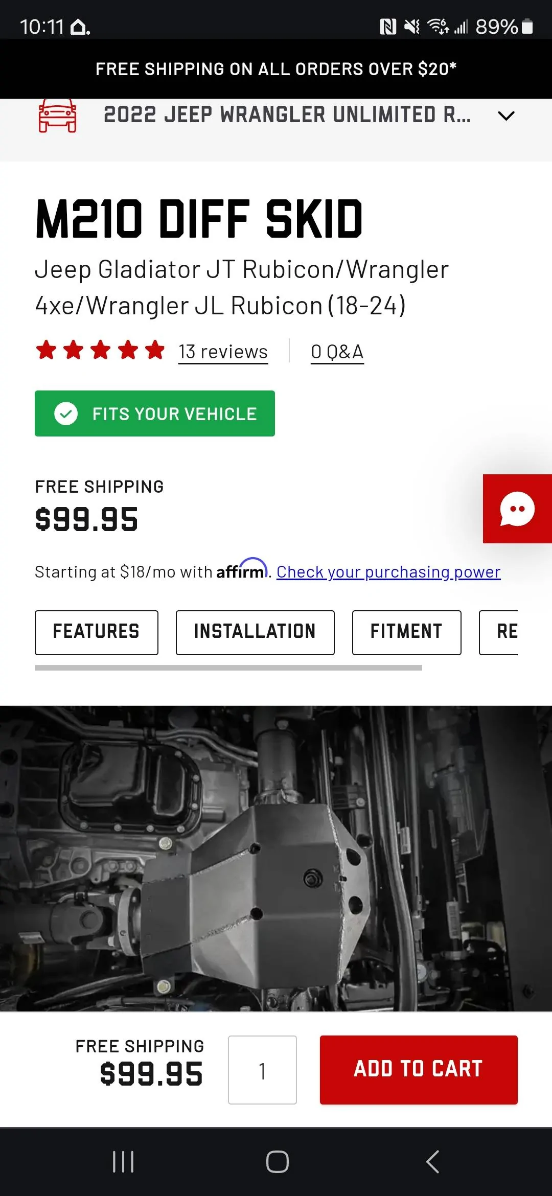 Jeep Wrangler JL Need Some Help With Rough Country Differential Cover Screenshot_20240623_221115_Chrom