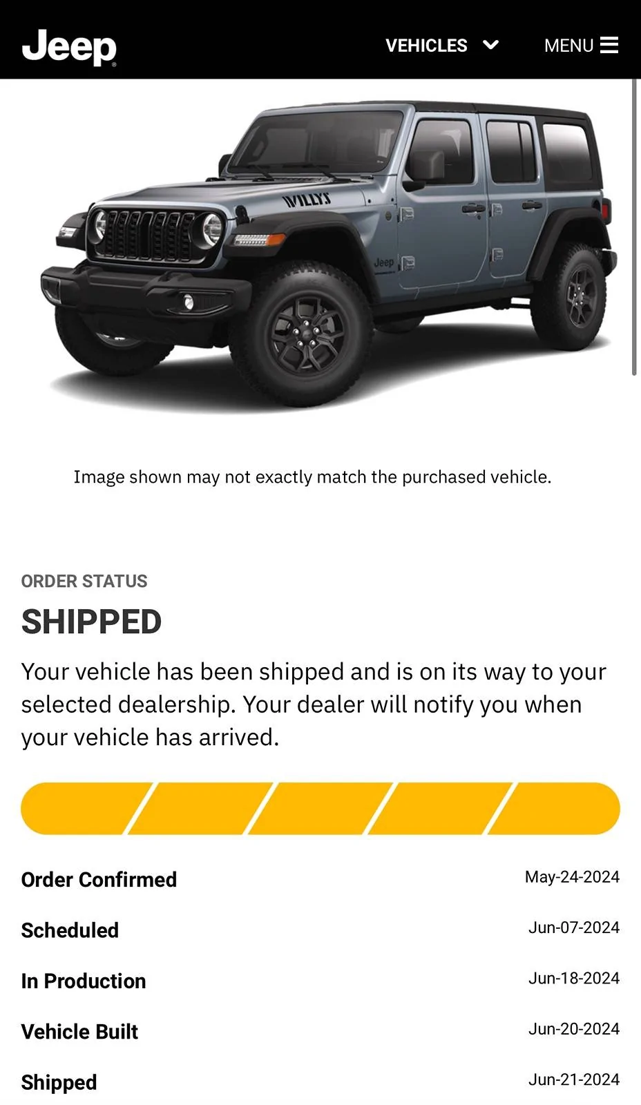 Jeep Wrangler JL Long time to Schedule? IMG_0105