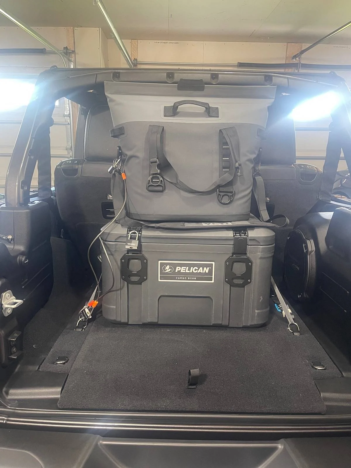 Jeep Wrangler JL Rear storage security options IMG_8566