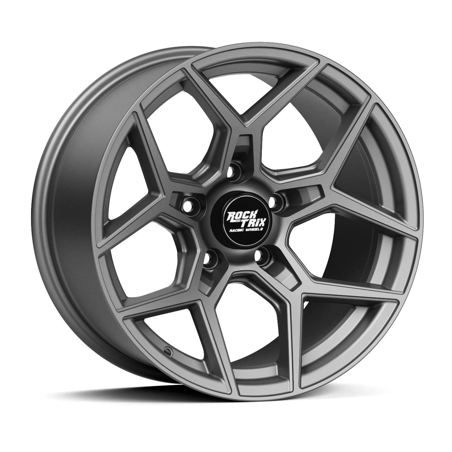 Jeep Wrangler JL Introducing our Rocktrix RT105 Five Split-Spoke Mesh Wheels! rt105_a2gunmetal