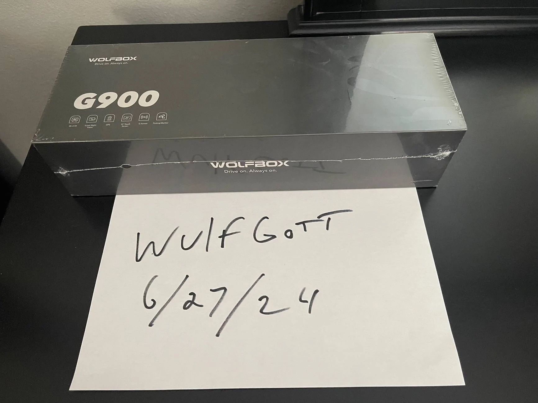 Jeep Wrangler JL Wolf box G900 Dash camera NIB $200 IMG_0044
