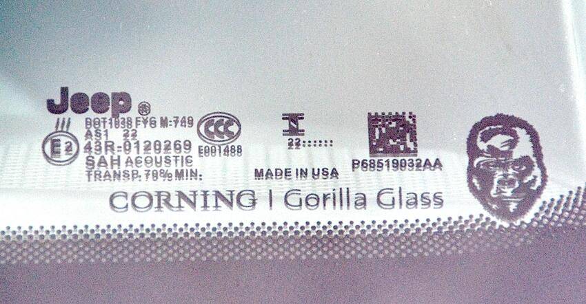 Jeep Wrangler JL Is this Gorilla Glass? 1719853744497-d