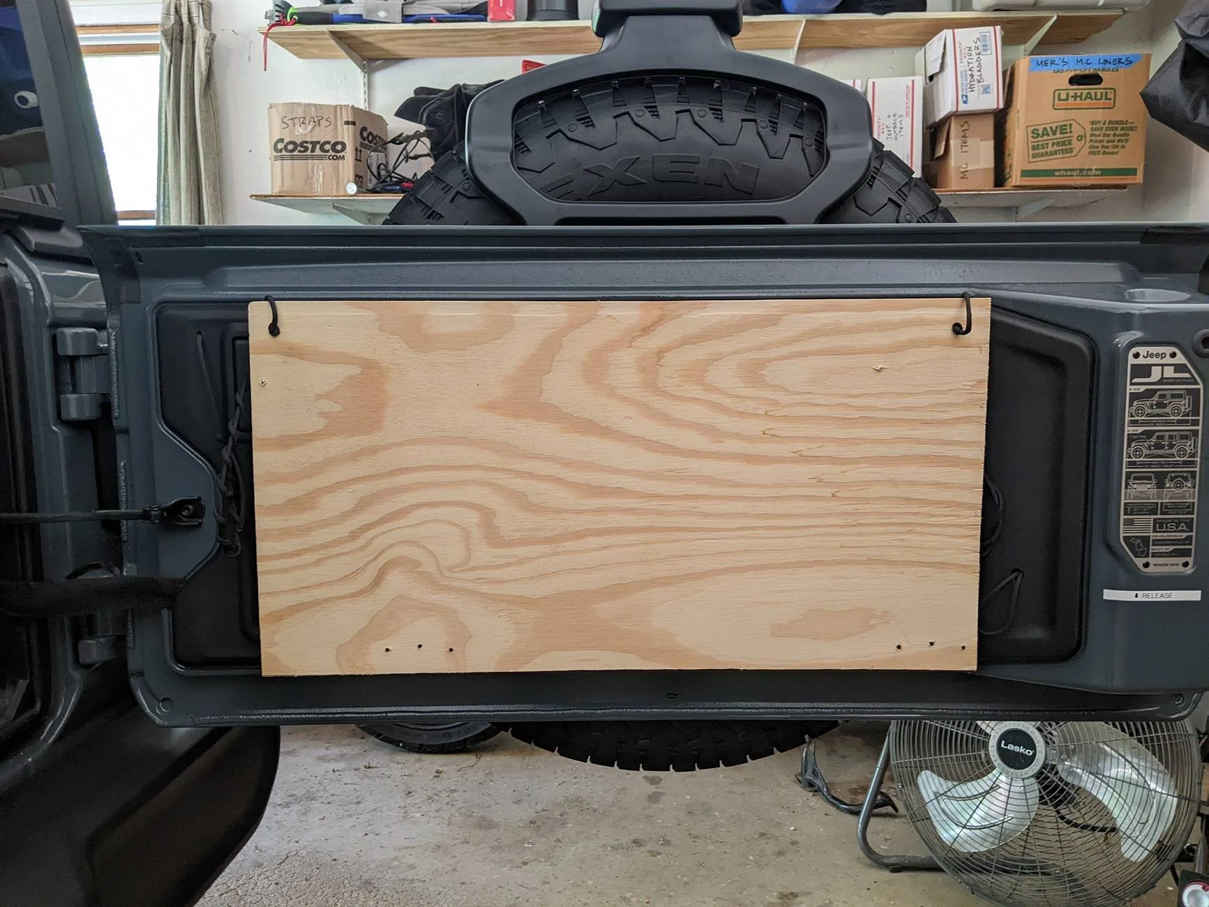 Jeep Wrangler JL DIY Tailgate Table PXL_20240701_202320404