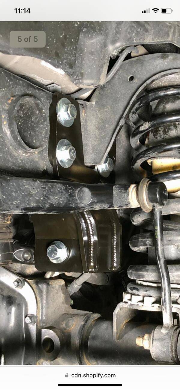 Jeep Wrangler JL All track bar reinforcement bracket options IMG_9348