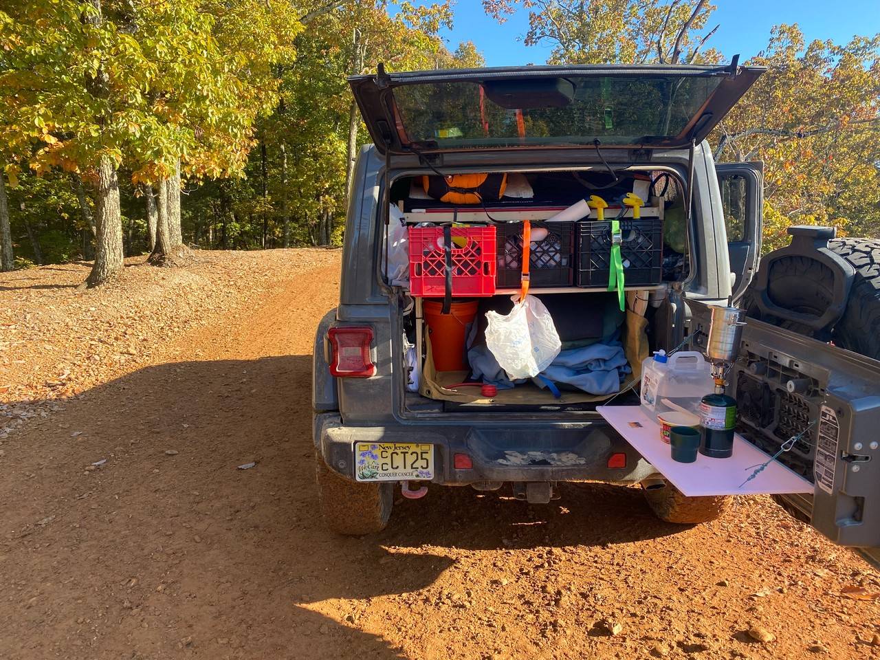 Jeep Wrangler JL DIY Tailgate Table fit_1280