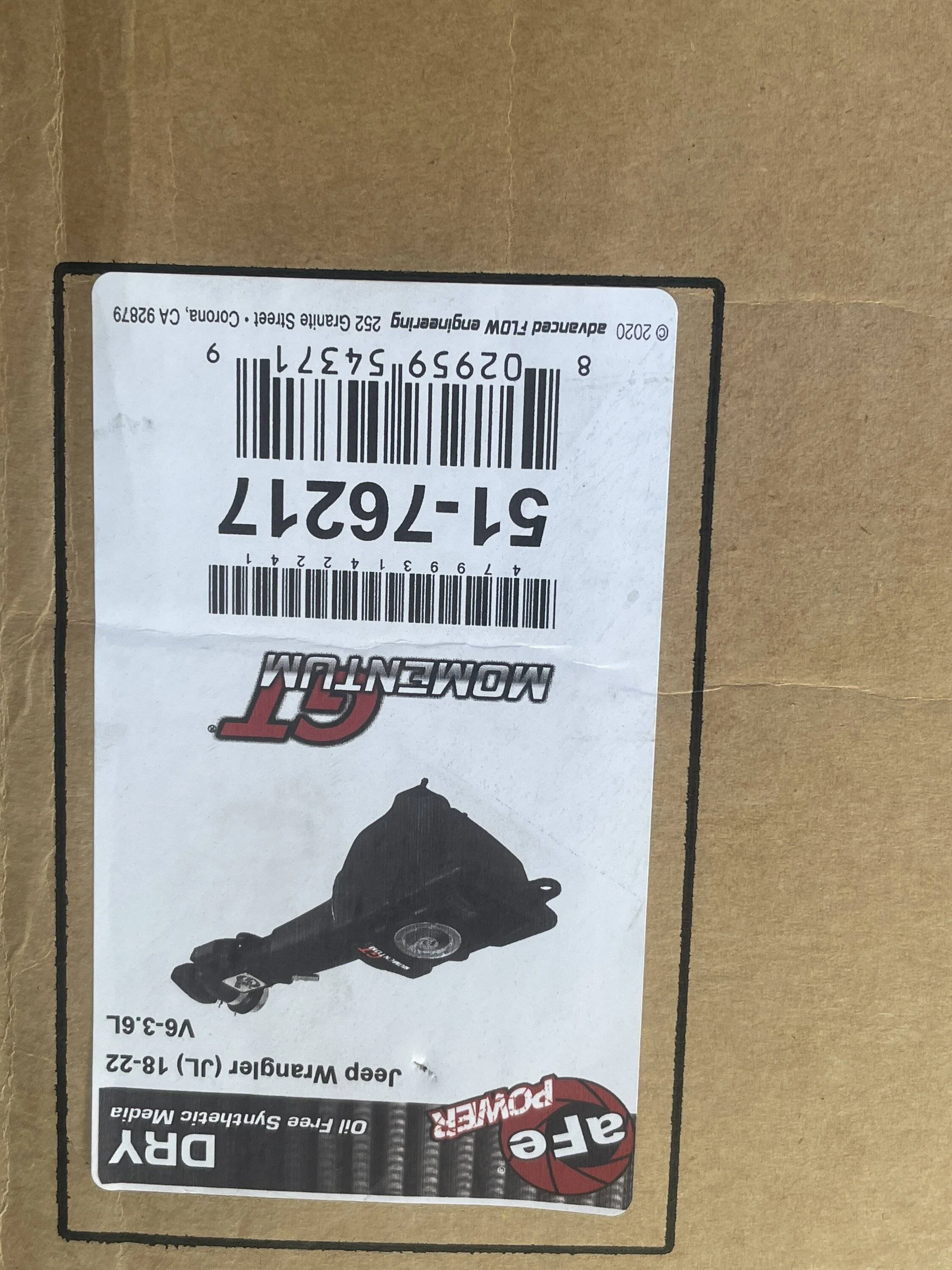 Jeep Wrangler JL 3.6l afe cai IMG_3258