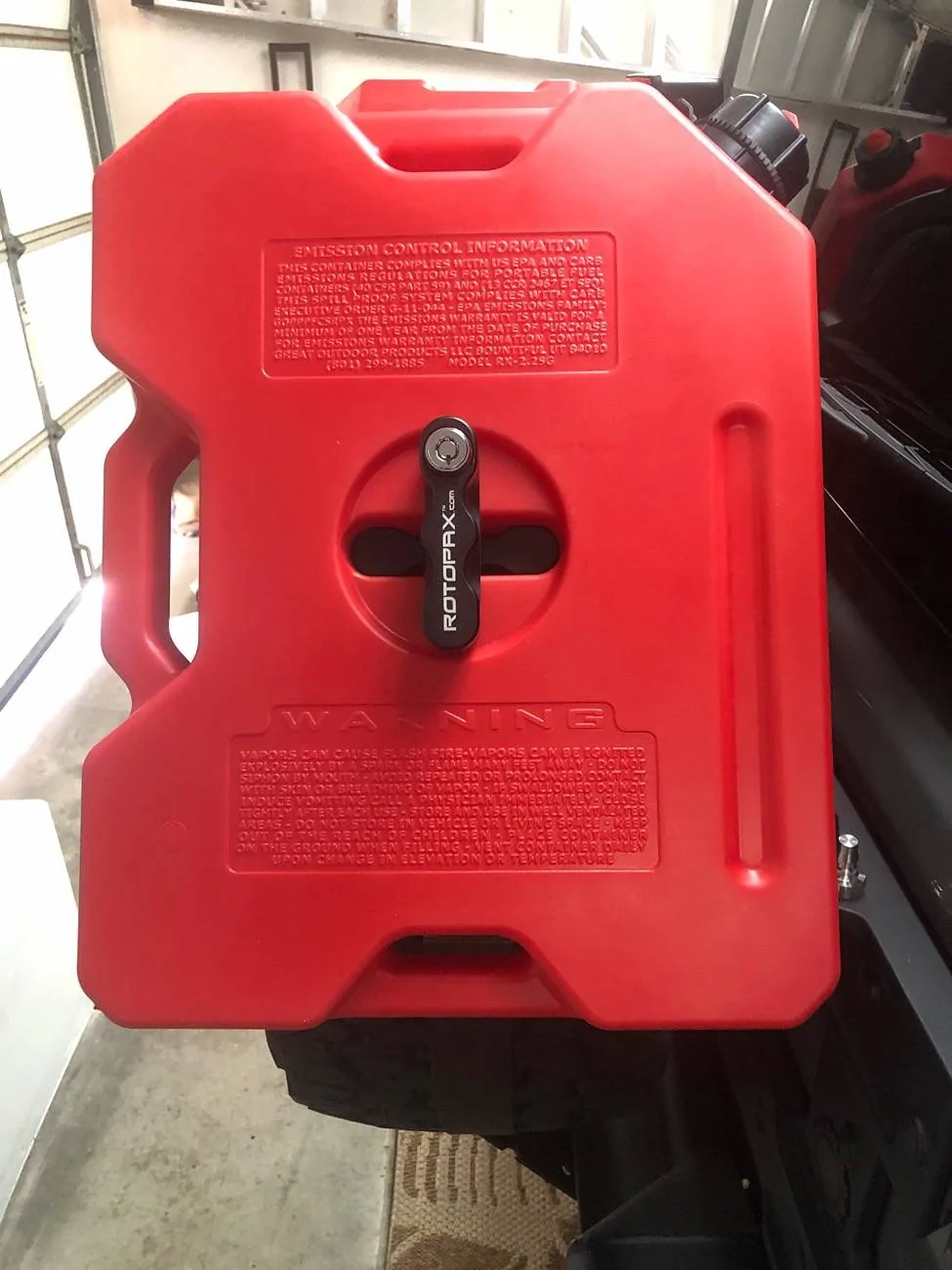 Jeep Wrangler JL Expansion bracket for Rockslide EZ-Rack or similar spare tire strap carrier. Double carrying capacity IMG_2134