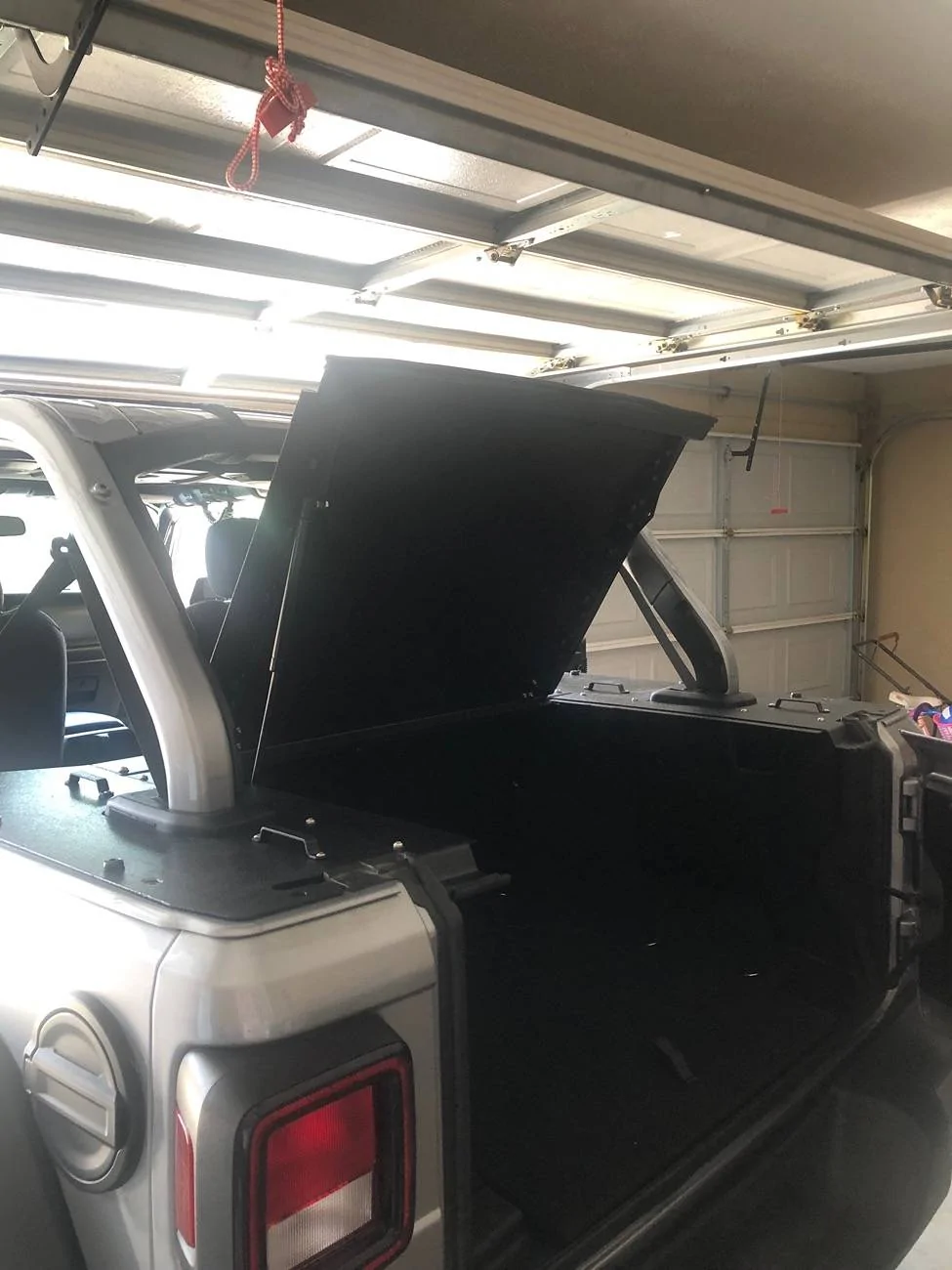 Jeep Wrangler JL Rear storage security options IMG_5318