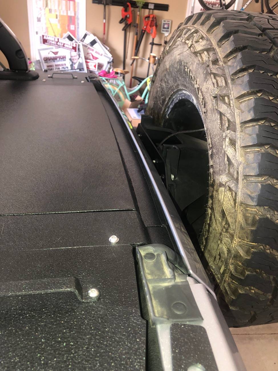 Jeep Wrangler JL Rear storage security options IMG_5325