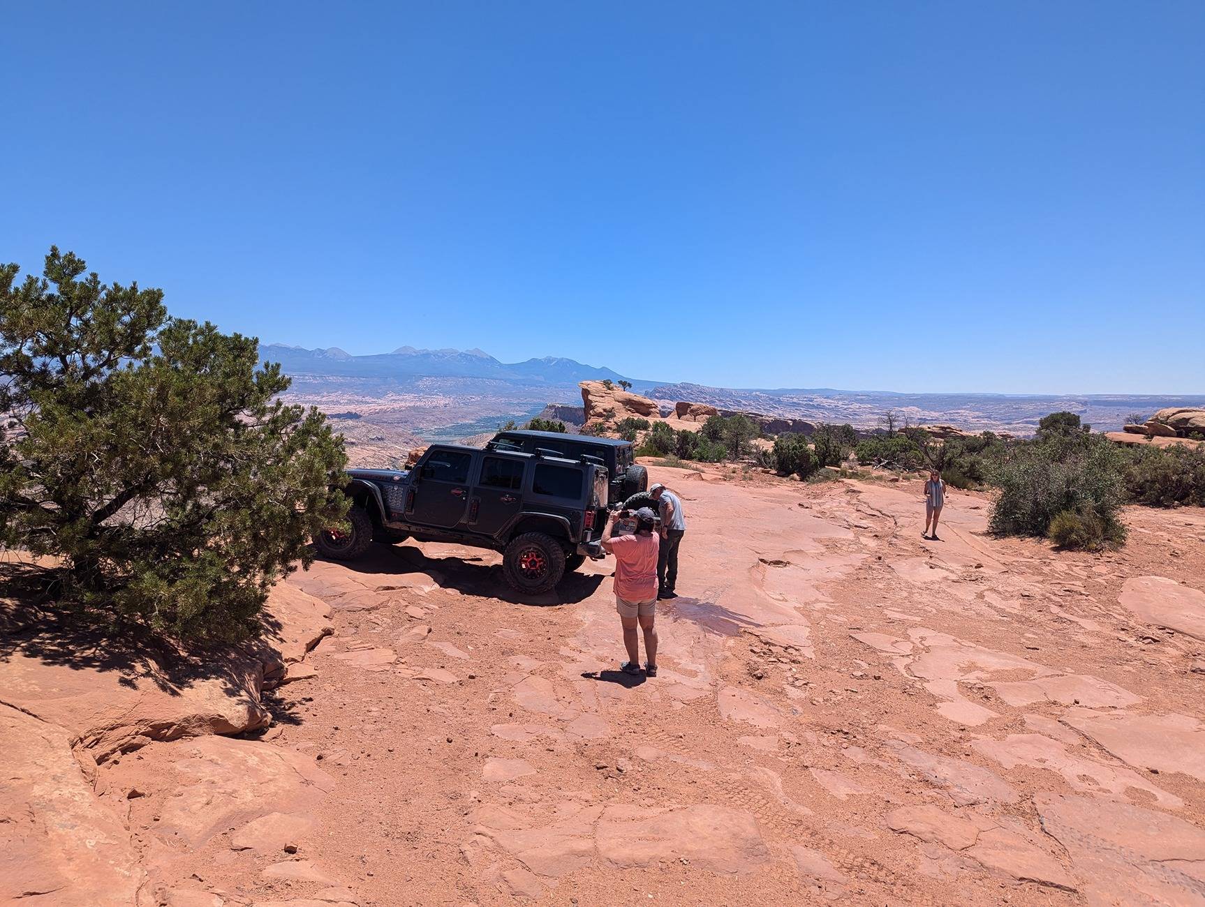 Jeep Wrangler JL Good RV parks around Moab. PXL_20240705_185526840