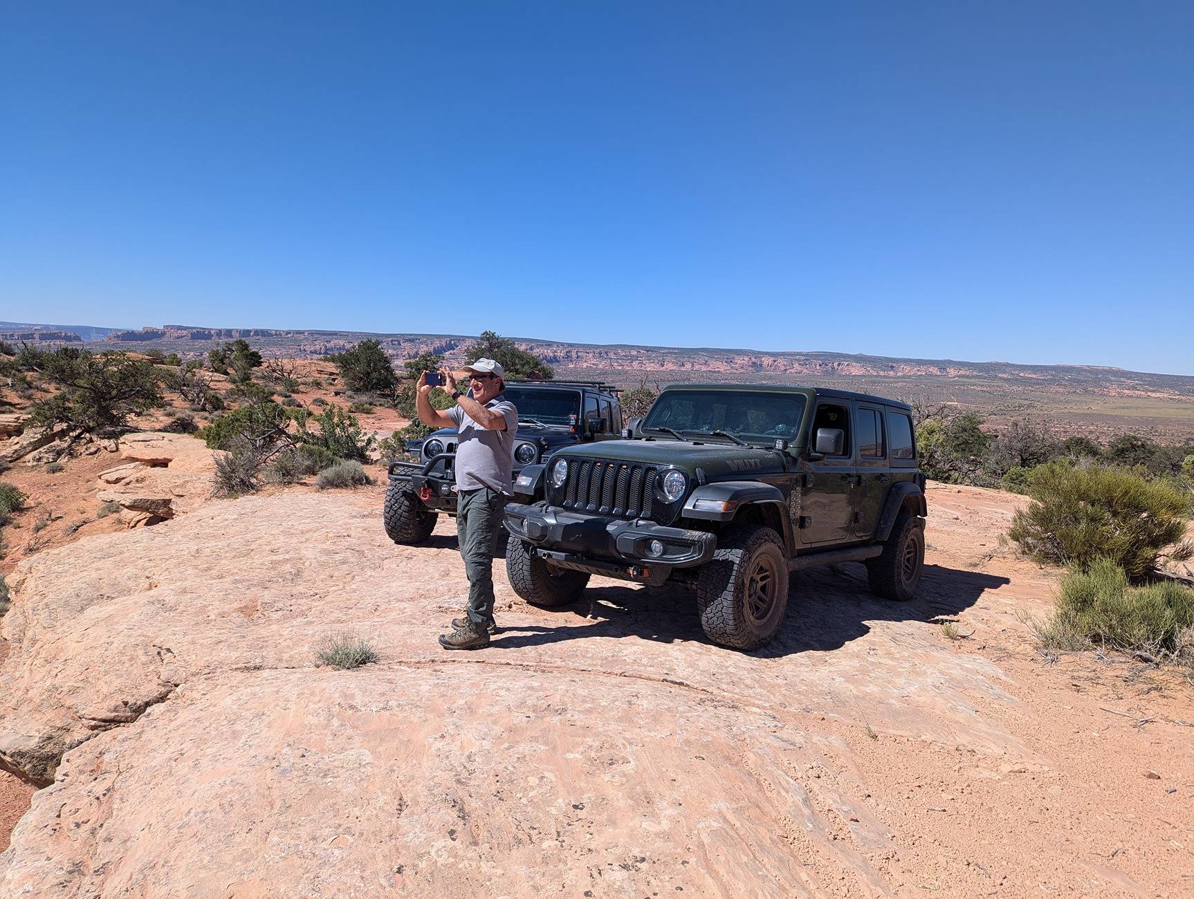 Jeep Wrangler JL Good RV parks around Moab. PXL_20240705_162940360