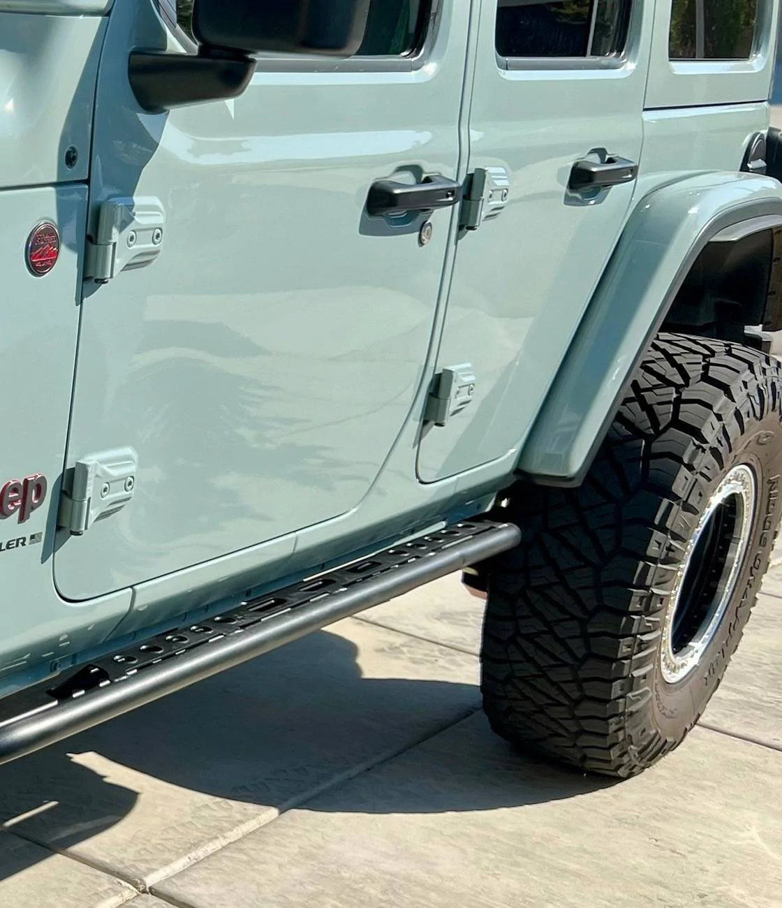 Jeep Wrangler JL Installed LOD signature sliders IMG_0352