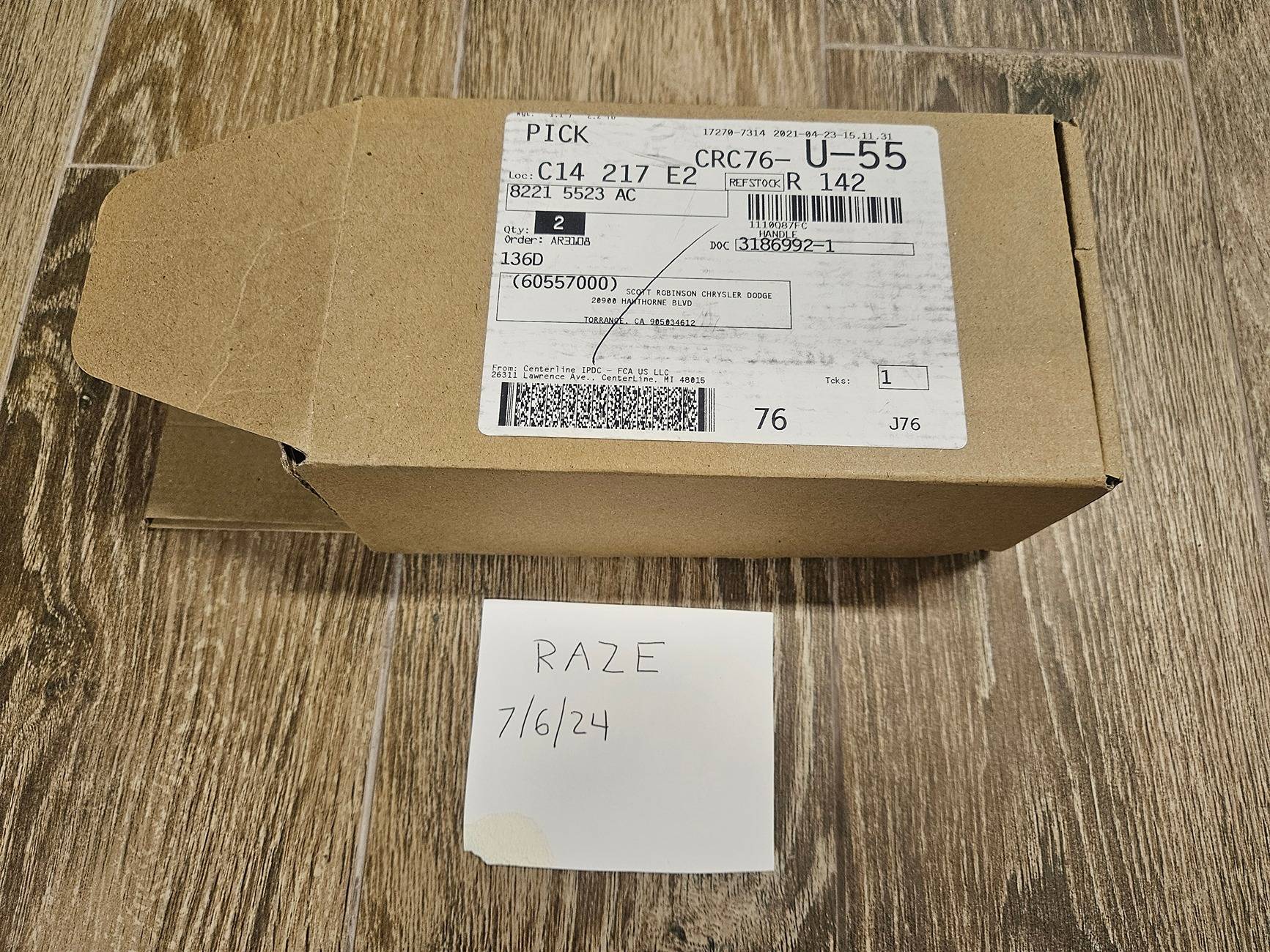 Jeep Wrangler JL FS: MOPAR OEM Grab Handles $50 20240707_192543