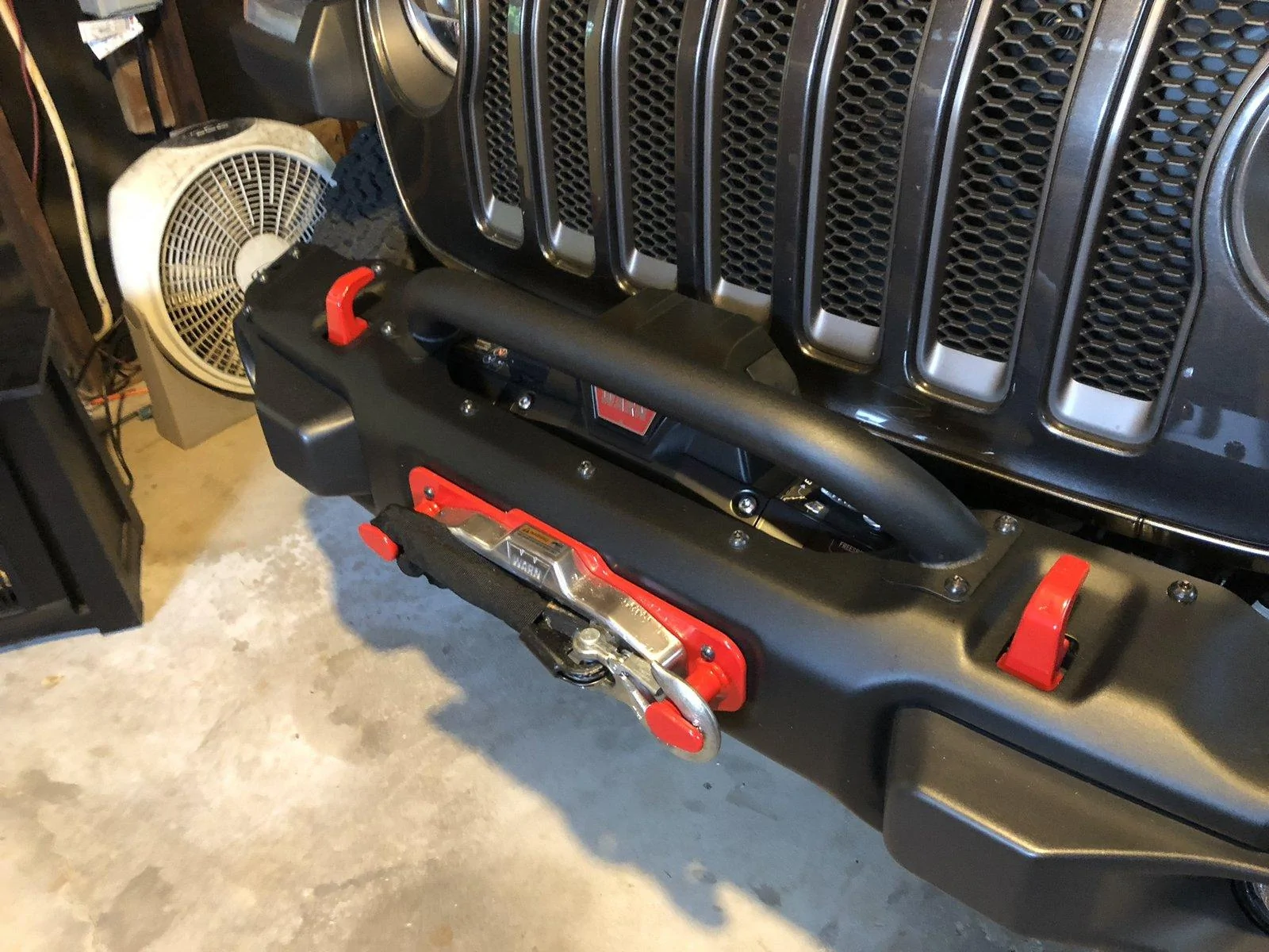 Jeep Wrangler JL What did you do TO your Jeep JL today? winch gaurd (1)