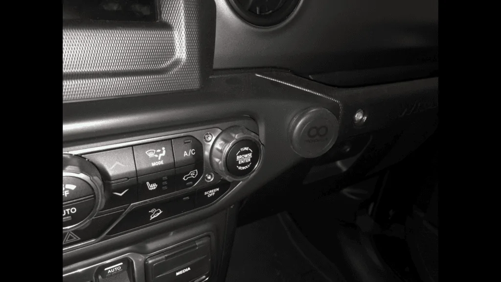 Jeep Wrangler JL Simple and cheap phone mount 88117197-9A74-4B62-99A5-81E9CEEE4A72_zpseom05u