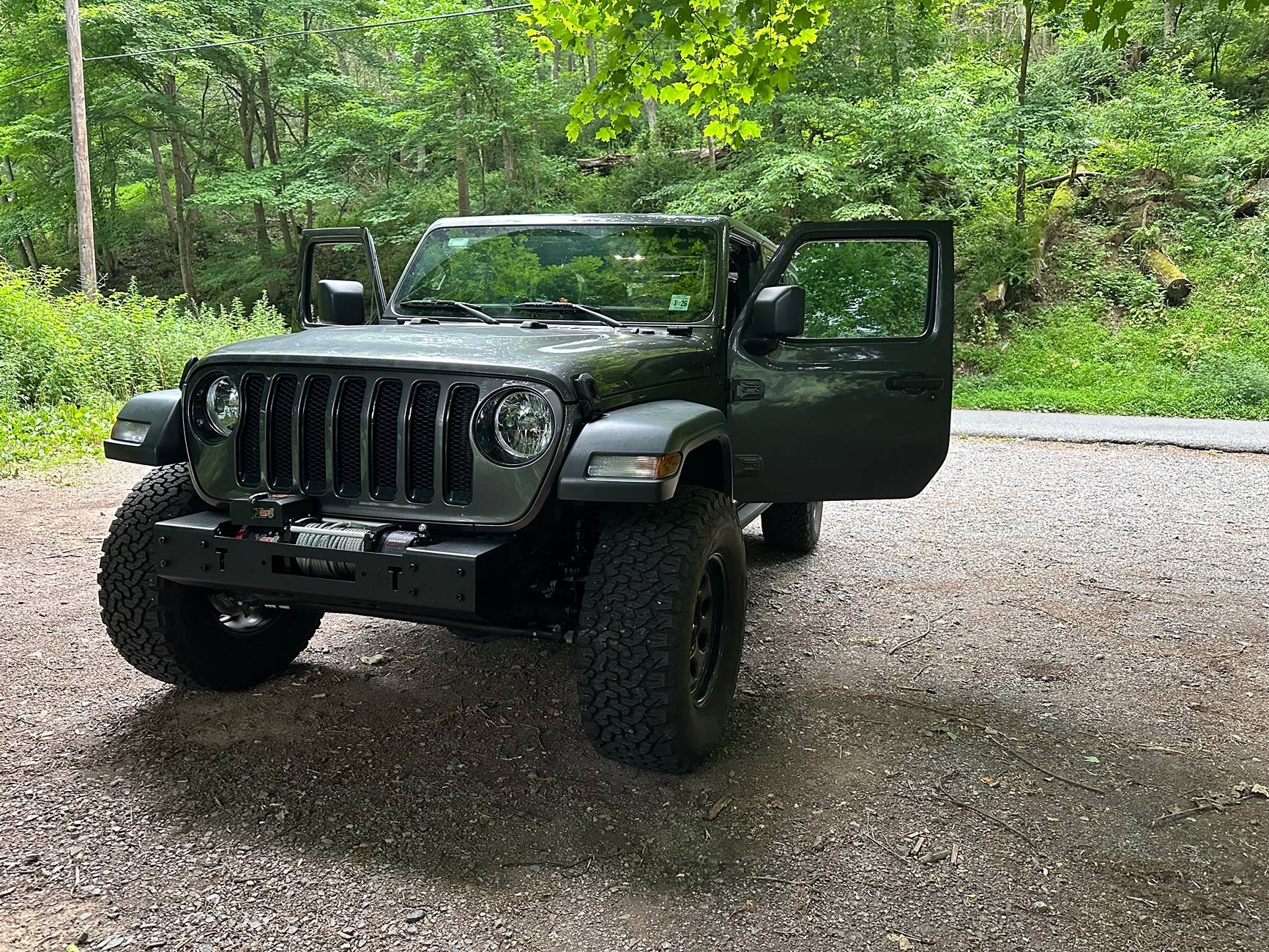 Jeep Wrangler JL DIY stubby front bumper project IMG_6337
