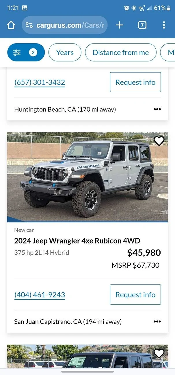 Jeep Wrangler JL Lease buyout - Is my thought process wrong? Screenshot_20240712_132134_Chrom