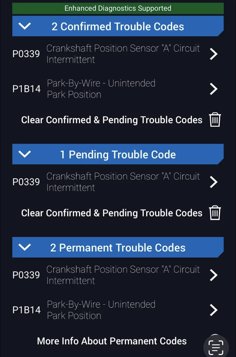 Jeep Wrangler JL Has anyone seen this code? 6159F965-A57F-4056-AB73-4D7C5D9E2FA4