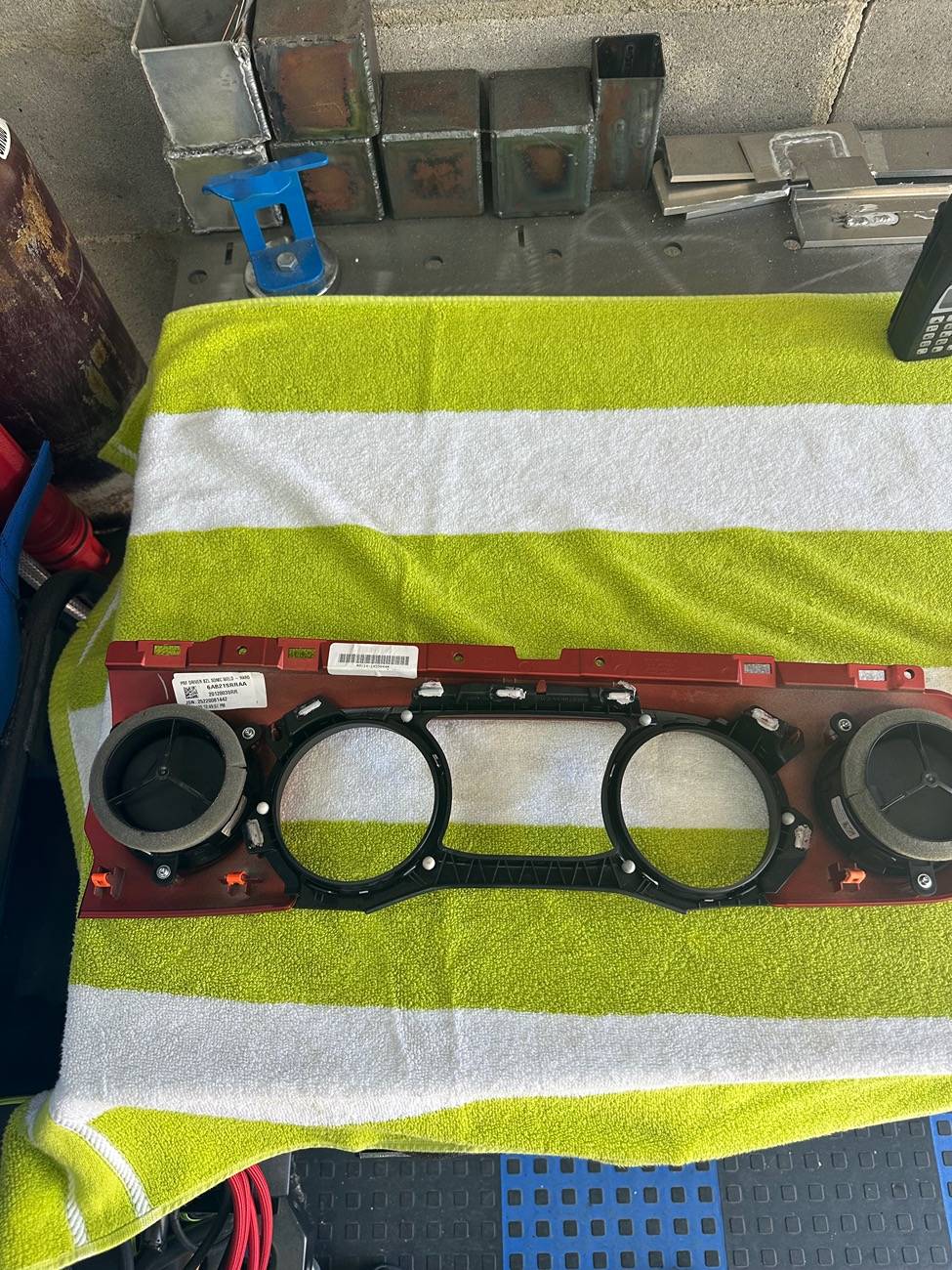 Jeep Wrangler JL FS: Red Rubicon dash panels (driver and passenger side) IMG_6187