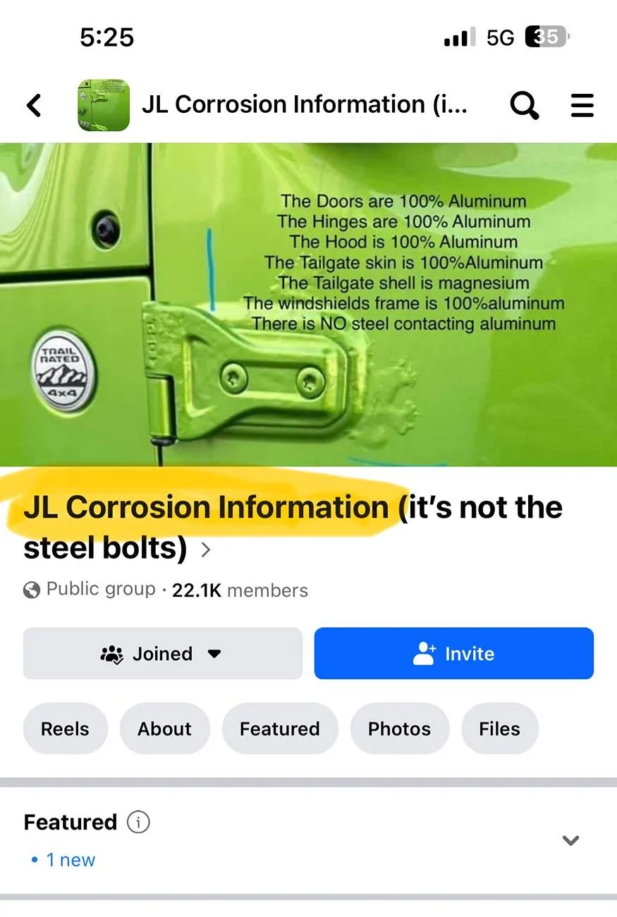Jeep Wrangler JL Interview Wanted - JL Rust Problems IMG_5563