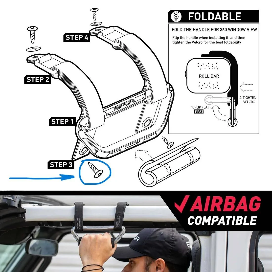 Jeep Wrangler JL Grab Handles for 2024?? Gp-Grip-Air