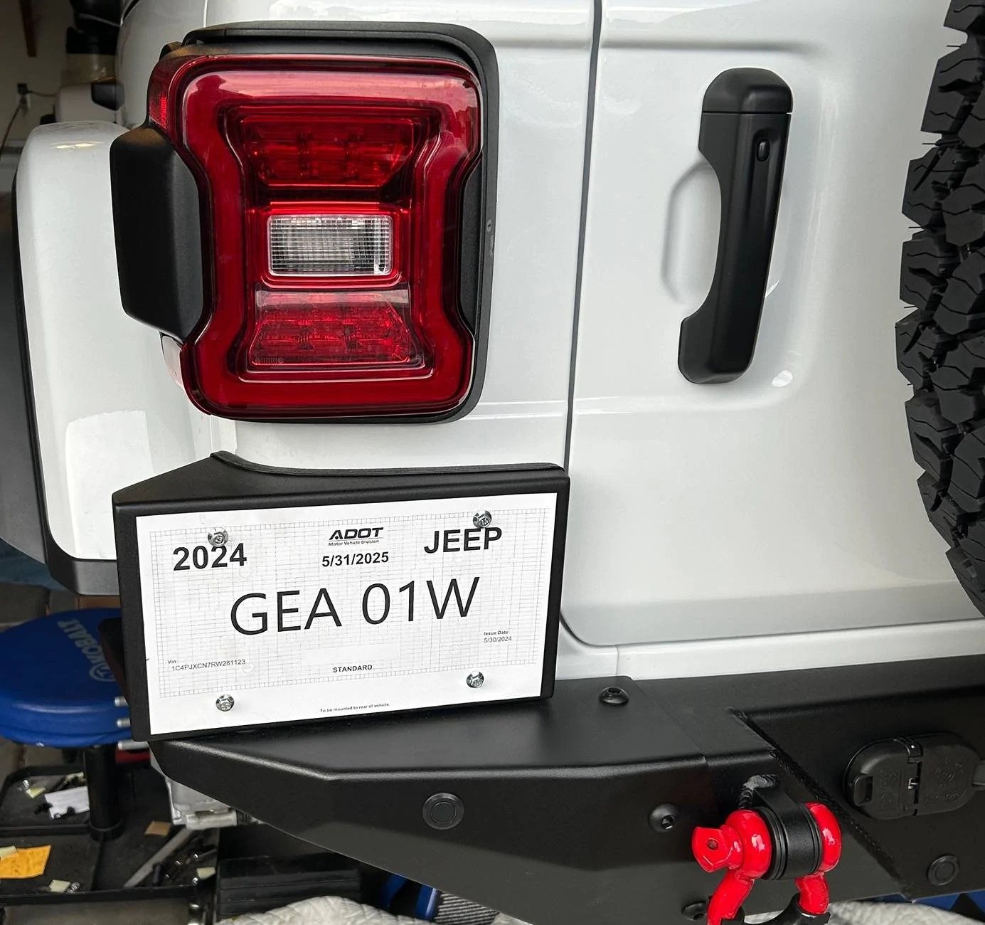 Jeep Wrangler JL Metalcloak Full Width Rear Bumper Install Notes IMG_6042
