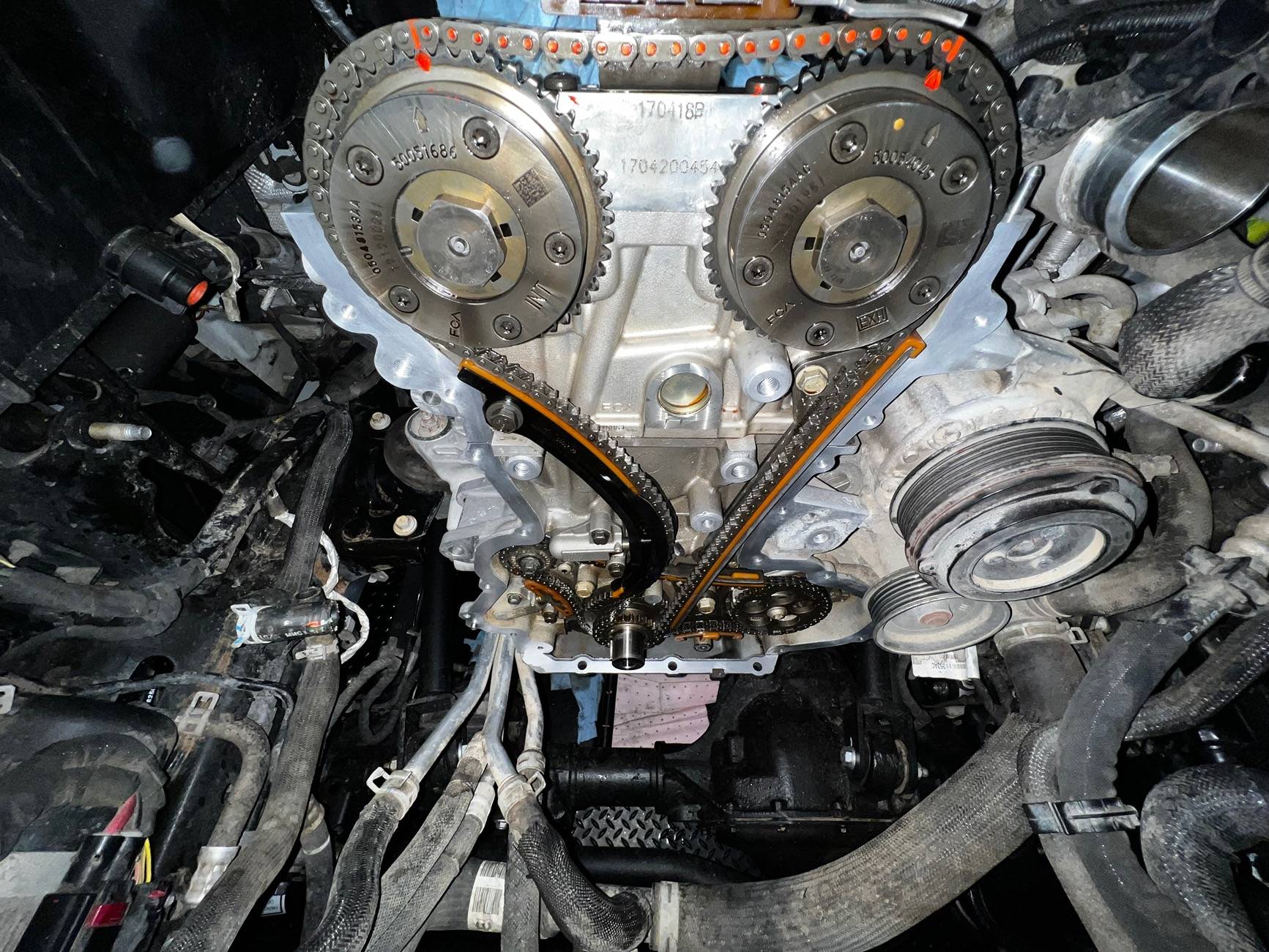 Jeep Wrangler JL 2.0T timing chain replacement IMG_9868