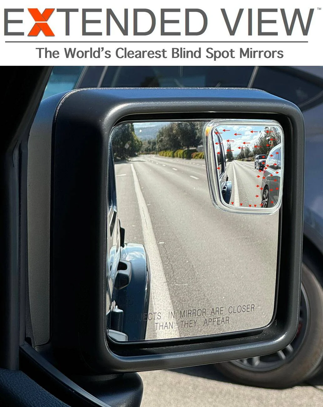 Jeep Wrangler JL Custom Wrangler Blind Spot Mirrors Passenger sid