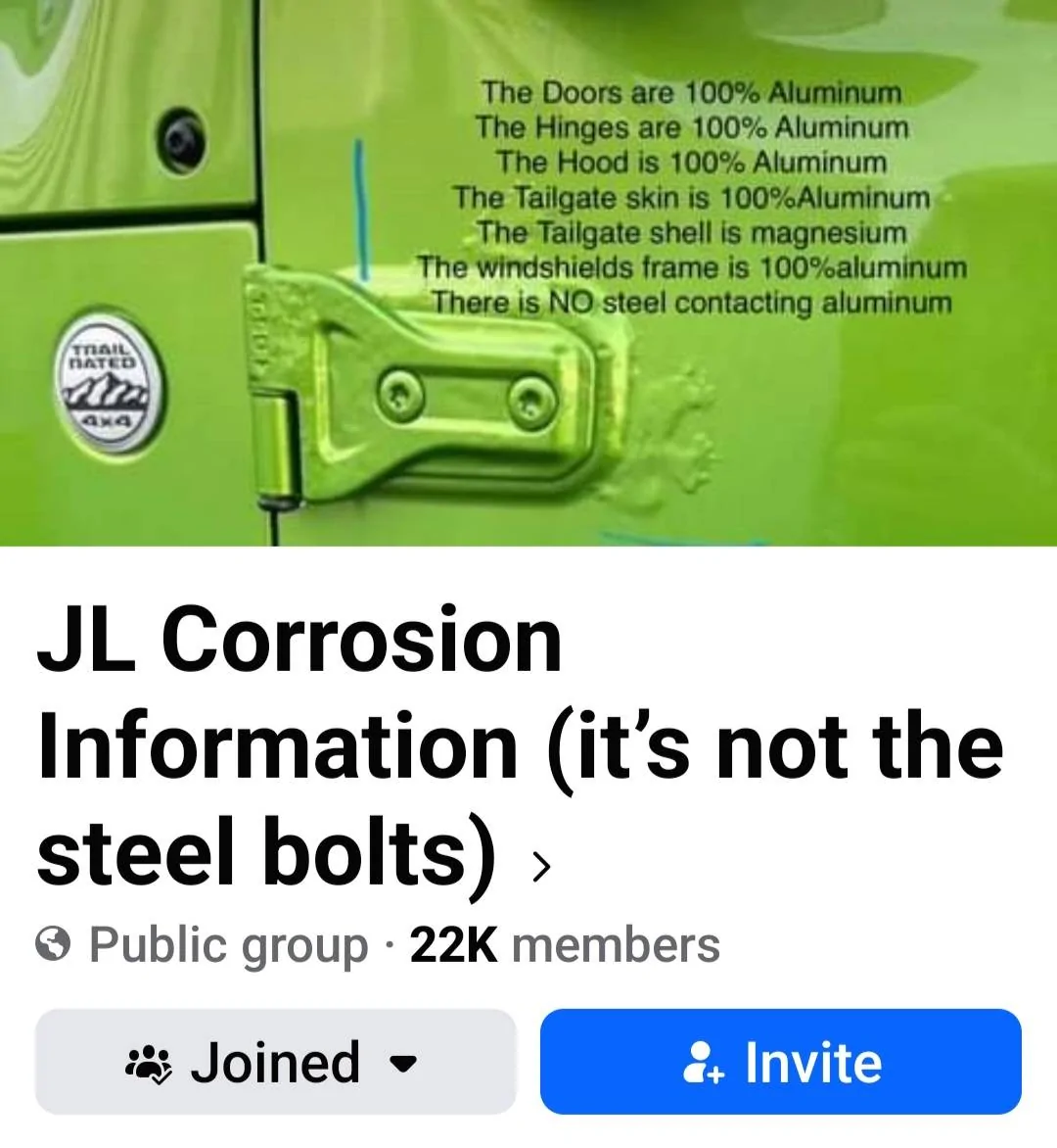 Jeep Wrangler JL Paint warped / bubbling? Screenshot_20240728_152204_Facebook